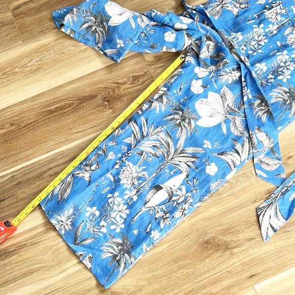 J.Crew Italian Linen Wide-Leg Pants
Size 00 High Rise In Ratti Tropical - Picture 8 of 13